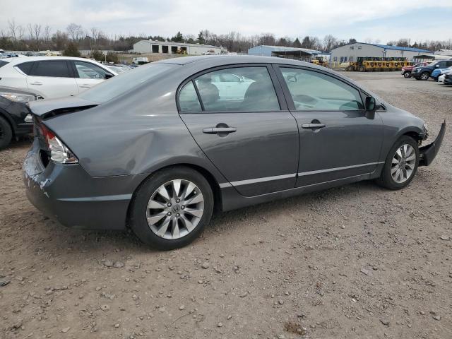 2HGFA1F93BH517375 - 2011 HONDA CIVIC EXL GRAY photo 3