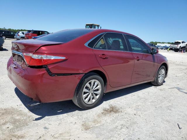 4T1BF1FK5GU541758 - 2016 TOYOTA CAMRY LE RED photo 3