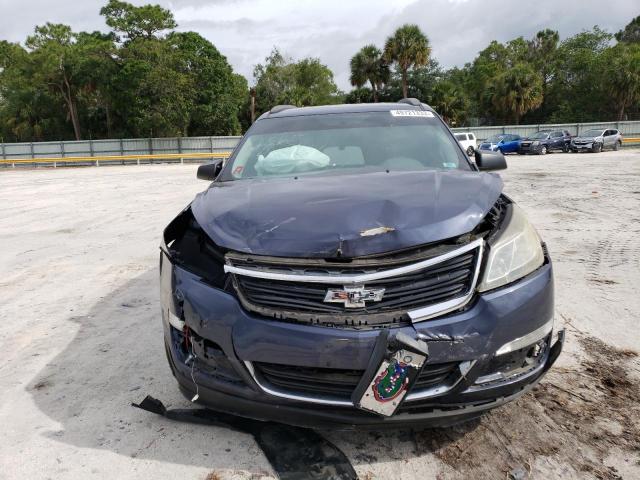 1GNKVFKD9DJ185217 - 2013 CHEVROLET TRAVERSE LS BLUE photo 5