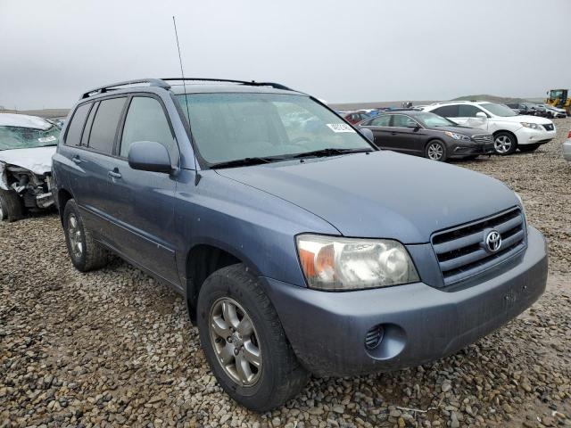 JTEEP21AX70228968 - 2007 TOYOTA HIGHLANDER SPORT BLUE photo 4