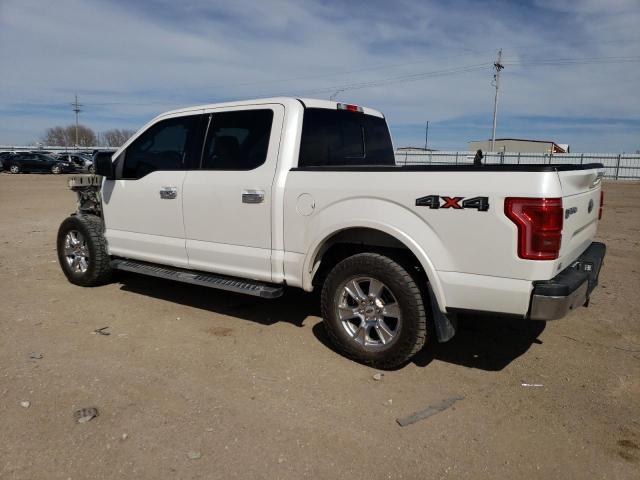 1FTEW1EF4FFB79785 - 2015 FORD F150 SUPERCREW WHITE photo 2