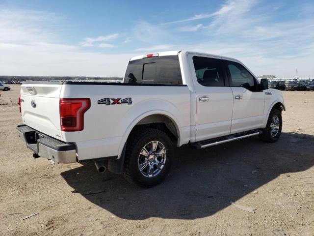 1FTEW1EF4FFB79785 - 2015 FORD F150 SUPERCREW WHITE photo 3