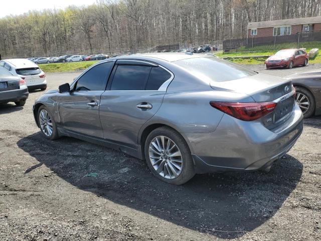 JN1EV7AR9KM556237 - 2019 INFINITI Q50 LUXE GRAY photo 2