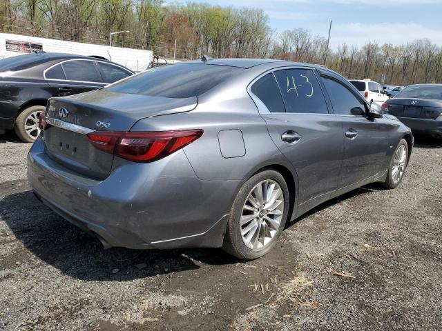 JN1EV7AR9KM556237 - 2019 INFINITI Q50 LUXE GRAY photo 3