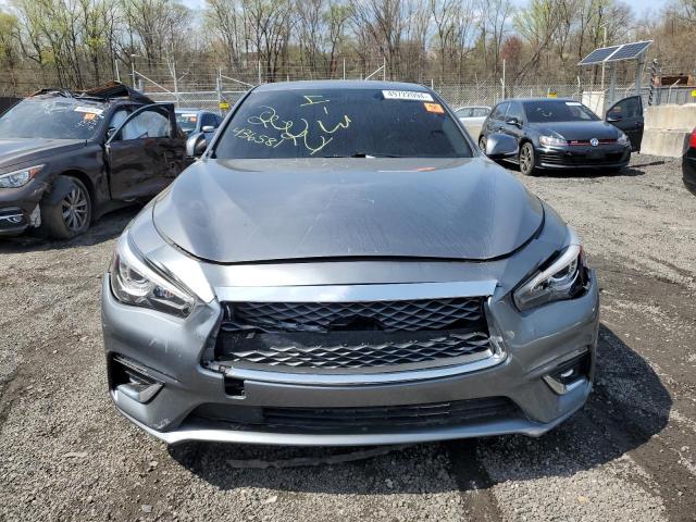 JN1EV7AR9KM556237 - 2019 INFINITI Q50 LUXE GRAY photo 5