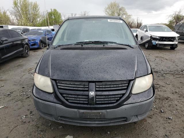 1D4GP25R46B664072 - 2006 DODGE CARAVAN SE BLACK photo 5