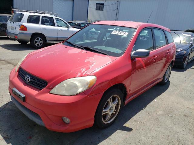 2T1KR32E76C587806 - 2006 TOYOTA COROLLA MA XR RED photo 1