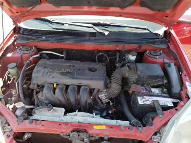2T1KR32E76C587806 - 2006 TOYOTA COROLLA MA XR RED photo 11