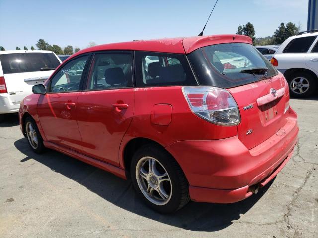 2T1KR32E76C587806 - 2006 TOYOTA COROLLA MA XR RED photo 2