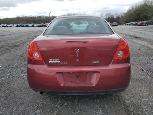 1G2ZA5E0XA4155244 - 2010 PONTIAC G6 BURGUNDY photo 6