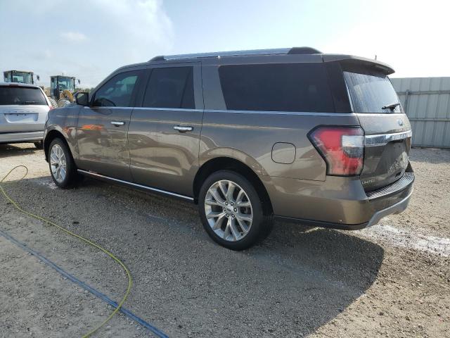 1FMJK1KT3KEA41588 - 2019 FORD EXPEDITION MAX LIMITED GRAY photo 2