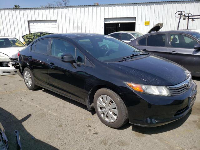 2HGFB2F53CH565413 - 2012 HONDA CIVIC LX BLACK photo 4