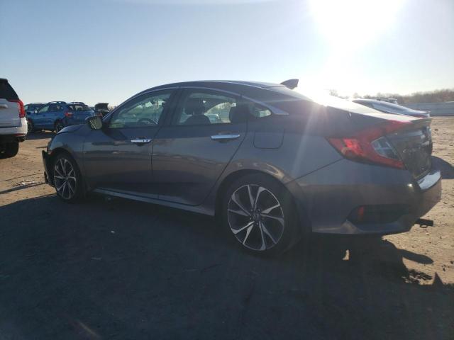 19XFC1F95LE011522 - 2020 HONDA CIVIC TOURING GRAY photo 2