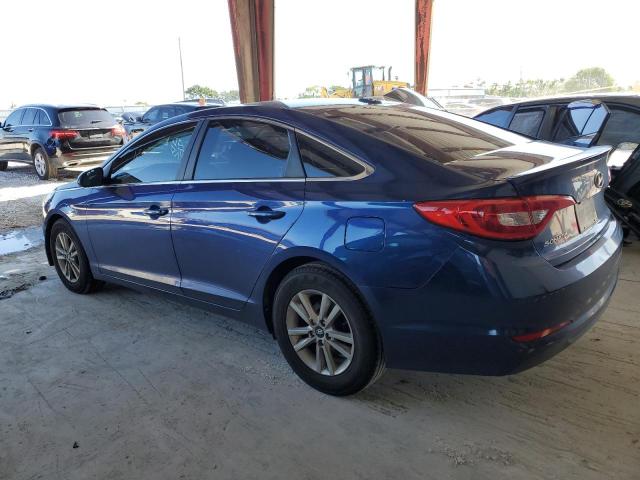 5NPE24AF3GH275580 - 2016 HYUNDAI SONATA SE BLUE photo 2