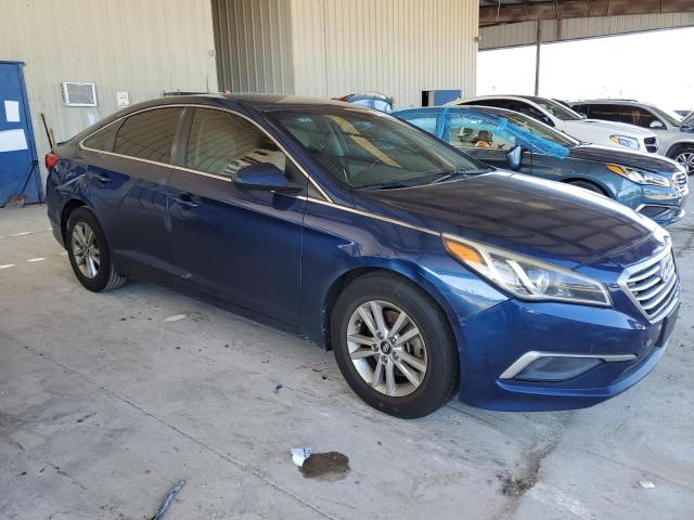 5NPE24AF3GH275580 - 2016 HYUNDAI SONATA SE BLUE photo 4