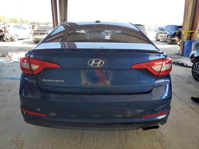 5NPE24AF3GH275580 - 2016 HYUNDAI SONATA SE BLUE photo 6