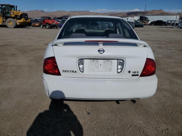 3N1CB51D86L566881 - 2006 NISSAN SENTRA 1.8 WHITE photo 6