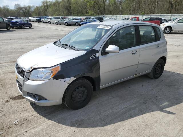 KL1TD6DE9AB091633 - 2010 CHEVROLET AVEO LS ვერცხლისფერი ფოტო 1