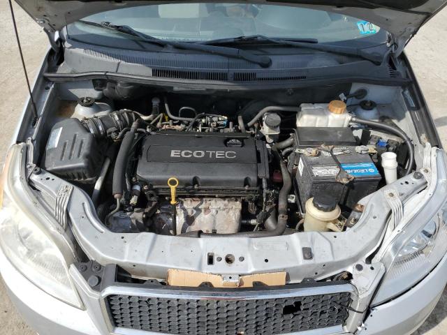 KL1TD6DE9AB091633 - 2010 CHEVROLET AVEO LS ვერცხლისფერი ფოტო 11