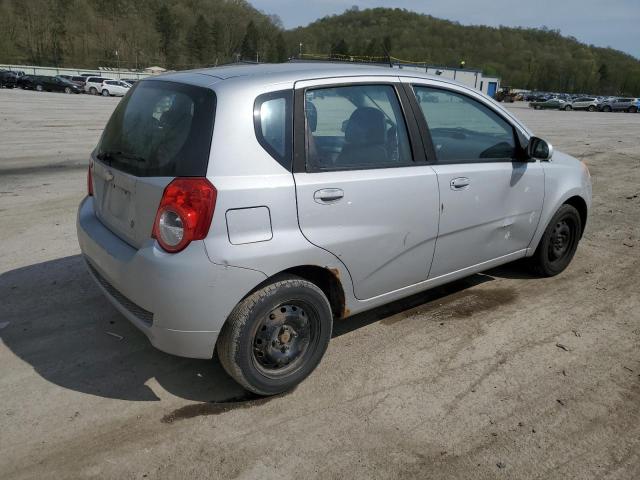 KL1TD6DE9AB091633 - 2010 CHEVROLET AVEO LS ვერცხლისფერი ფოტო 3