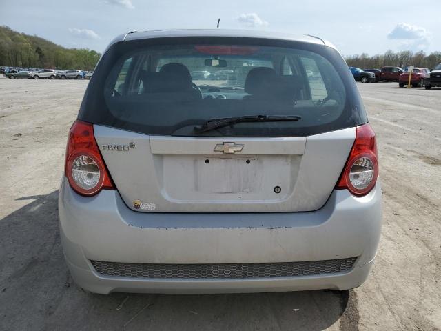 KL1TD6DE9AB091633 - 2010 CHEVROLET AVEO LS ვერცხლისფერი ფოტო 6
