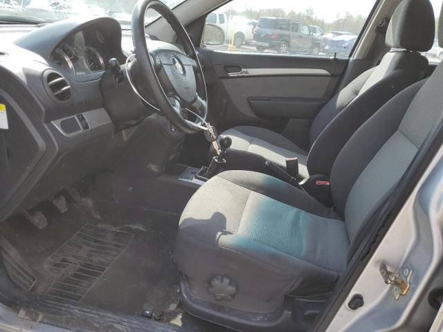 KL1TD6DE9AB091633 - 2010 CHEVROLET AVEO LS ვერცხლისფერი ფოტო 7