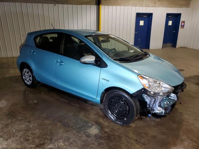 JTDKDTB32E1061678 - 2014 TOYOTA PRIUS C TURQUOISE photo 4