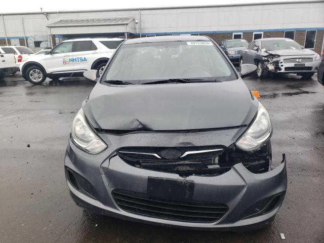 KMHCT4AE8CU050739 - 2012 HYUNDAI ACCENT GLS GRAY photo 5