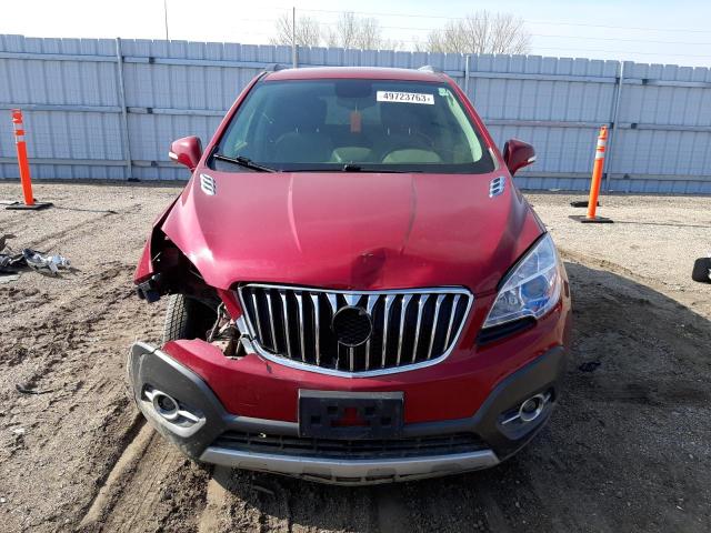 KL4CJBSB8EB658630 - 2014 BUICK ENCORE CONVENIENCE RED photo 5