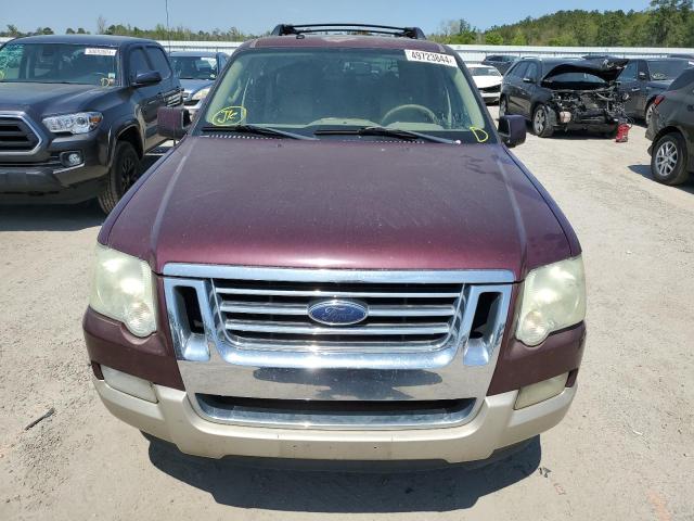 1FMEU74E08UB06490 - 2008 FORD EXPLORER EDDIE BAUER BURGUNDY photo 5