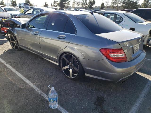 WDDGF4HB4CA617593 - 2012 MERCEDES-BENZ C 250 GRAY photo 2