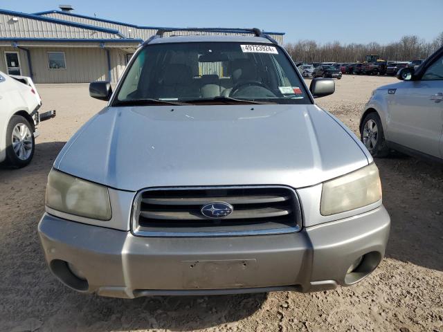 JF1SG65664H713793 - 2004 SUBARU FORESTER 2.5XS ვერცხლისფერი ფოტო 5