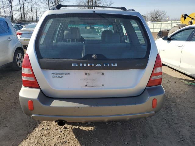 JF1SG65664H713793 - 2004 SUBARU FORESTER 2.5XS ვერცხლისფერი ფოტო 6
