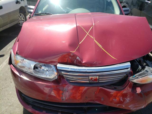 1G8AJ55F17Z124161 - 2007 SATURN ION LEVEL 2 勃艮第红 照片 11