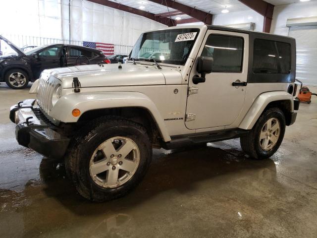 1J8FA54168L566285 - 2008 JEEP WRANGLER SAHARA SILVER photo 1