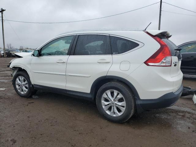 5J6RM4H76CL070281 - 2012 HONDA CR-V EXL WHITE photo 2