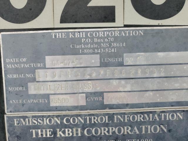 1T9FH3227FC624932 - 2015 MISC TRAILER Gümüş fotoğraf 10