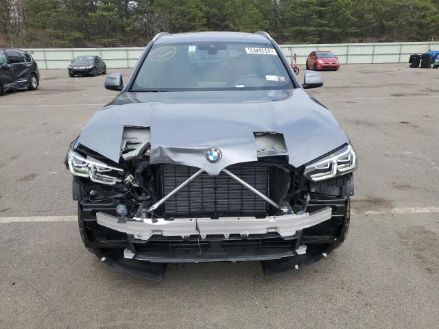 5UX53DP02P9R75288 - 2023 BMW X3 XDRIVE30I GRAY photo 5