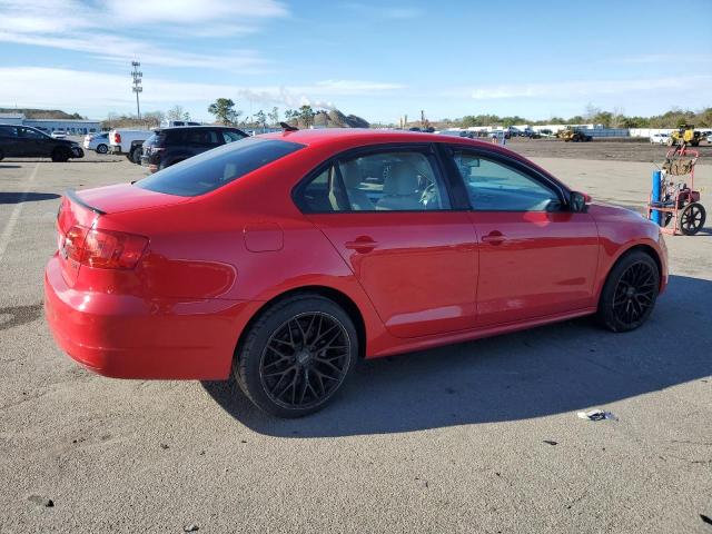 3VWD17AJ3EM436616 - 2014 VOLKSWAGEN JETTA SE RED photo 3