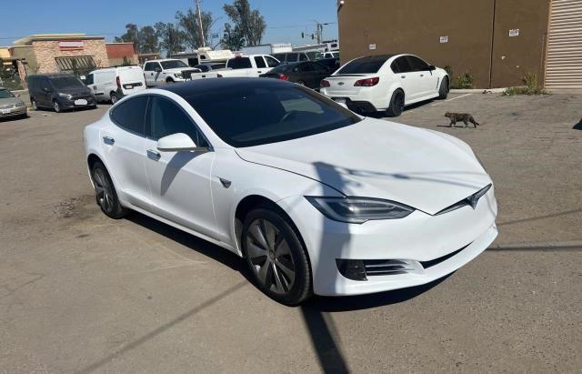 5YJSA1E47MF427870 - 2021 TESLA MODEL S Սպիտակ լուսանկար 1