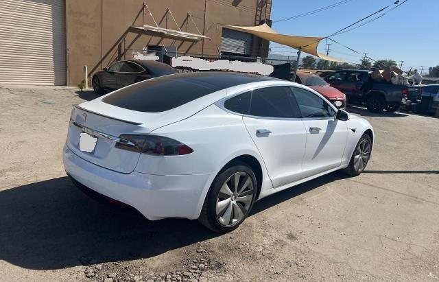 5YJSA1E47MF427870 - 2021 TESLA MODEL S Սպիտակ լուսանկար 4