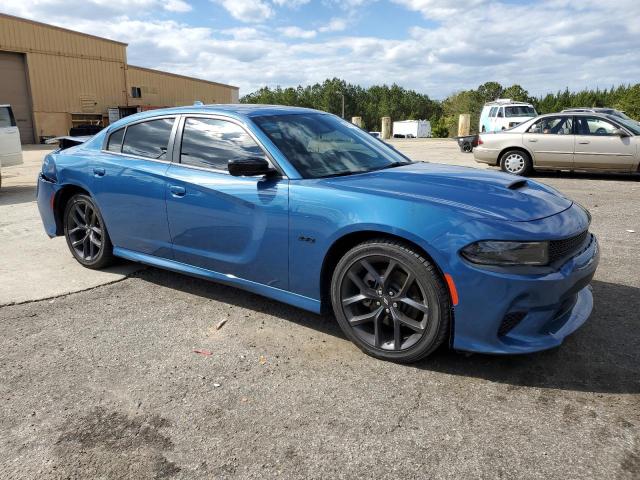 2C3CDXCT2PH581267 - 2023 DODGE CHARGER R/T BLUE photo 4