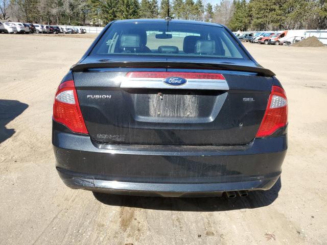 3FAHP0JAXCR438394 - 2012 FORD FUSION SEL BLACK photo 6