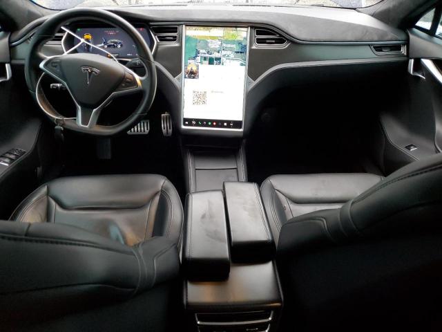 5YJSA1H29EFP62480 - 2014 TESLA MODEL S ლურჯი ფოტო 8