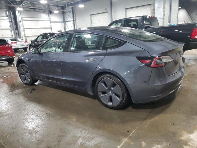 5YJ3E1EB7NF185946 - 2022 TESLA MODEL 3 أزرق صورة 2