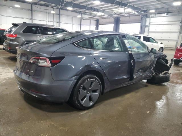 5YJ3E1EB7NF185946 - 2022 TESLA MODEL 3 أزرق صورة 3