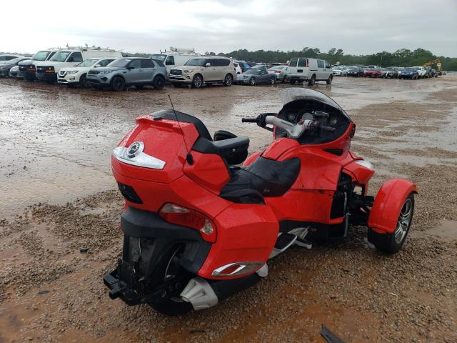 2BXJBHC12BV000227 - 2011 CAN-AM SPYDER ROA RTS RED photo 4