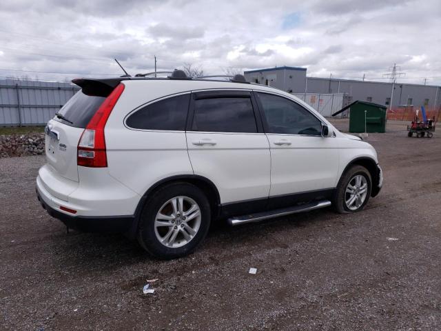 5J6RE4H70BL814842 - 2011 HONDA CR-V EXL WHITE photo 3