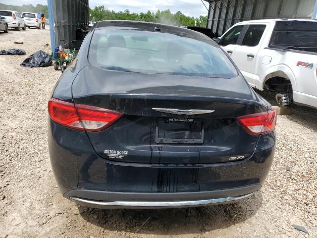 1C3CCCAB9FN647132 - 2015 CHRYSLER 200 LIMITED BLACK photo 6