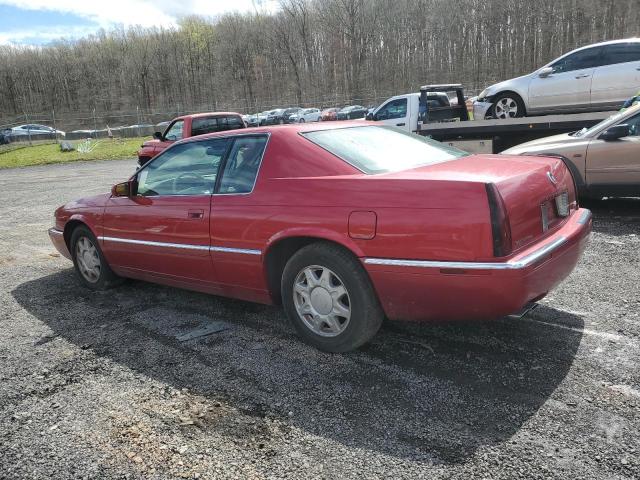 1G6ET129XWU605209 - 1998 CADILLAC ELDORADO TOURING RED photo 2